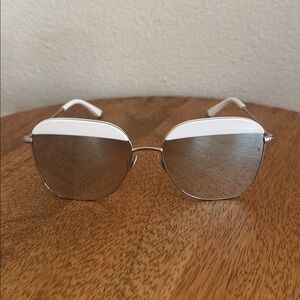 Sunday Somewhere Vito Japan White Reflective Sunglasses